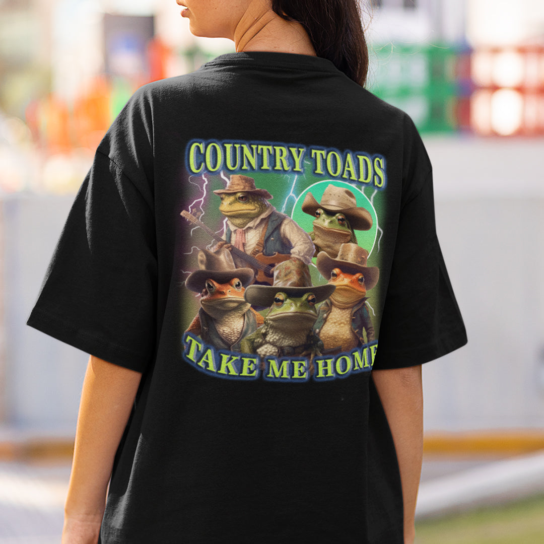 Country Toads Take me Home t-shirt (backprint)