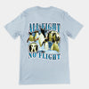 All Fight No Flight t-shirt (backprint)