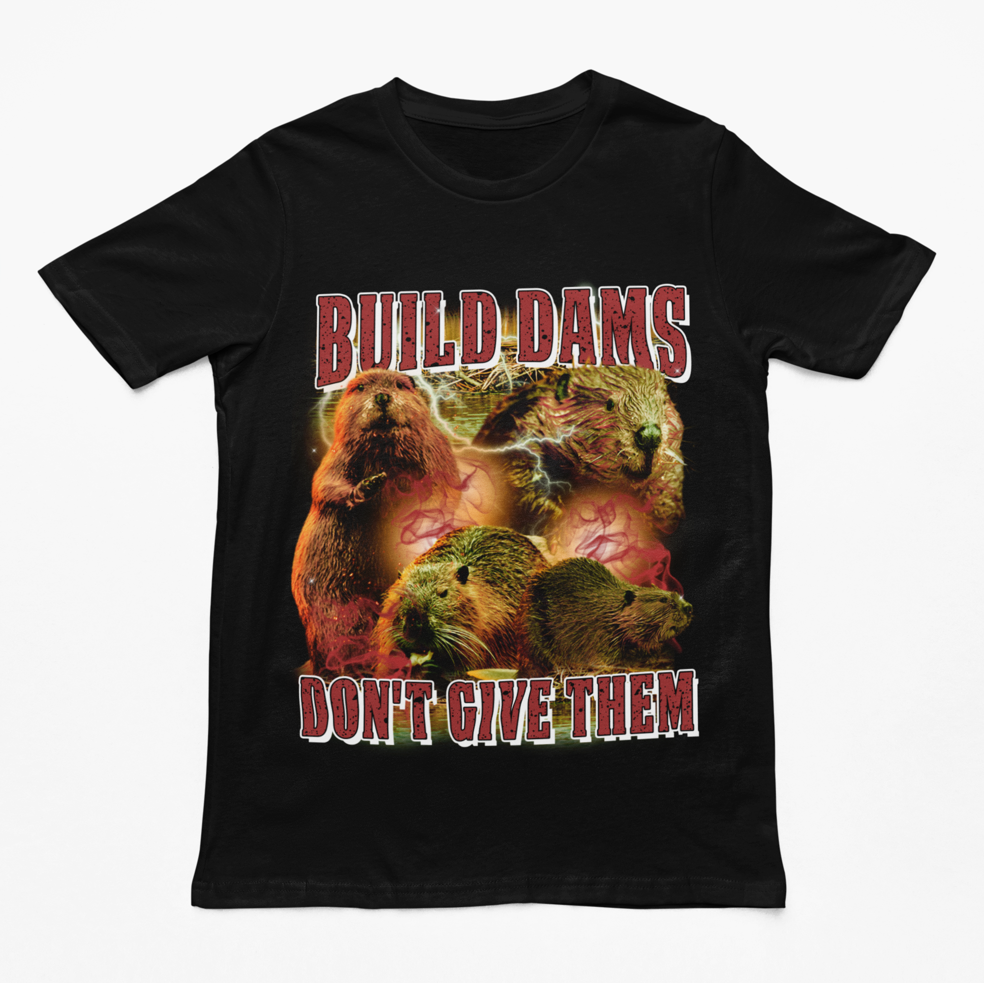 Build Dams Don't Give Them t-shirt