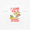 I Love D&D (Dominance and Dildoes) t-shirt