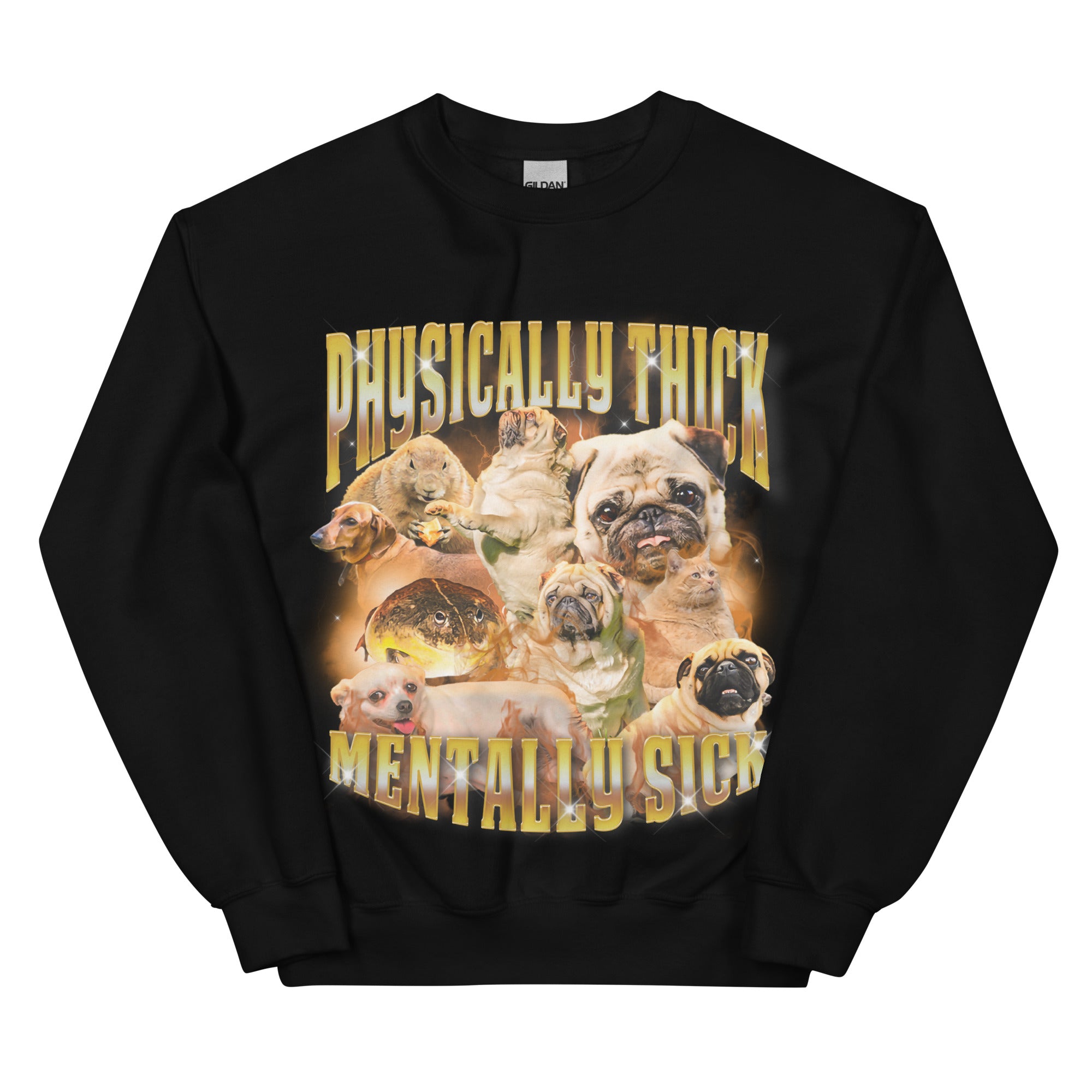 Physically Thick Mentally Sick Sweatshirt