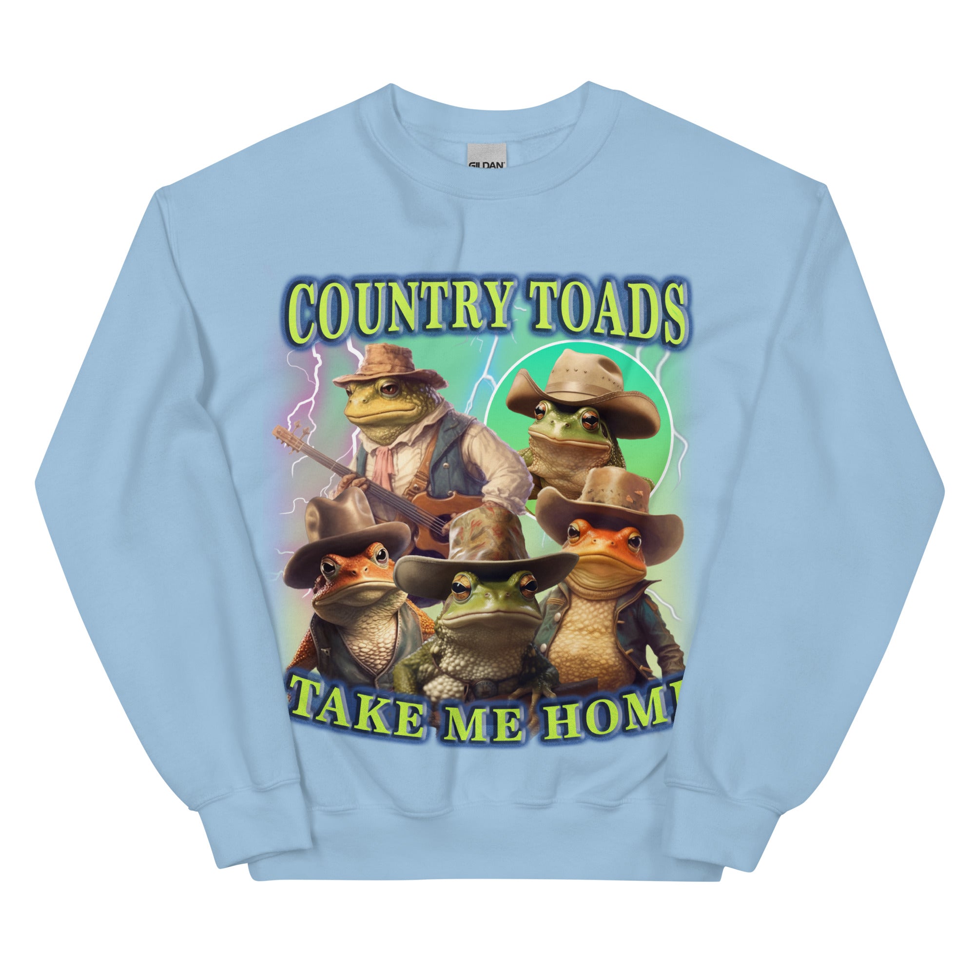 Country Toads Take Me Home Sweatshirt