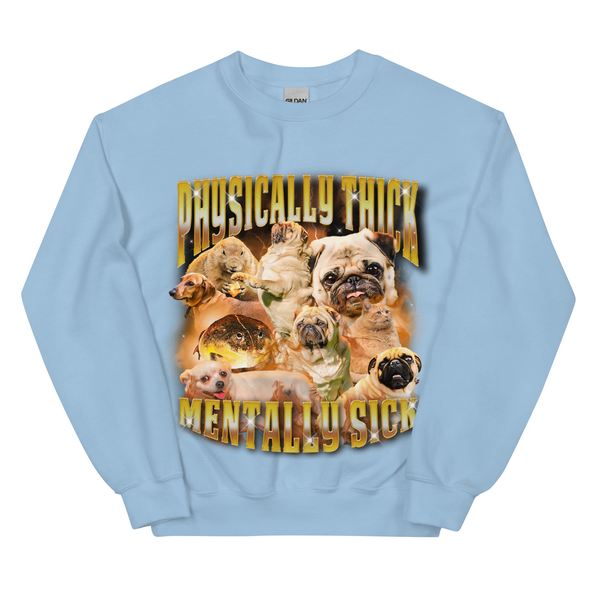 Physically Thick Mentally Sick Sweatshirt