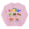 I Love LGBTQ+ Lettuce Guacamole Bacon Tomatoes Quesadilla Sweatshirt