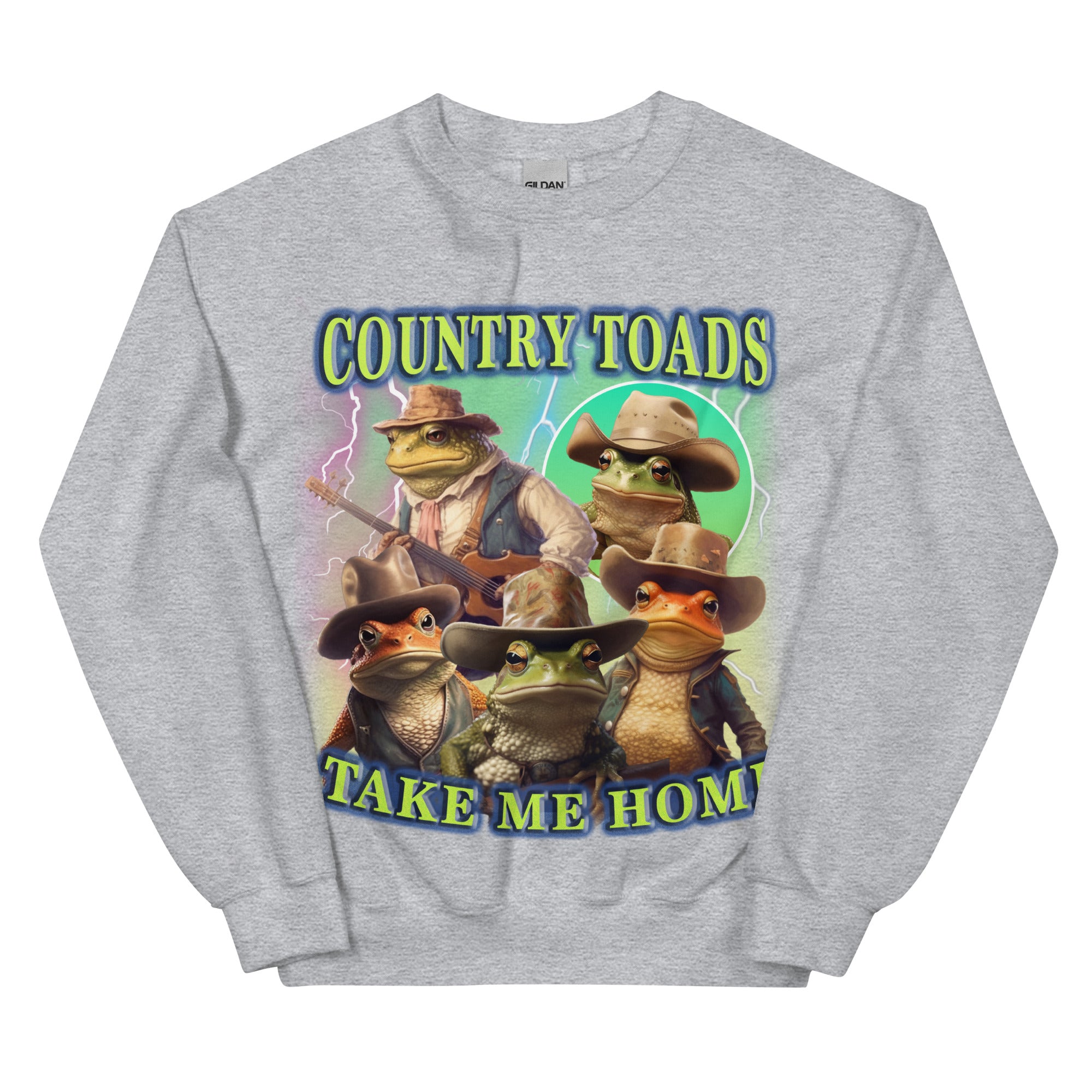 Country Toads Take Me Home Sweatshirt