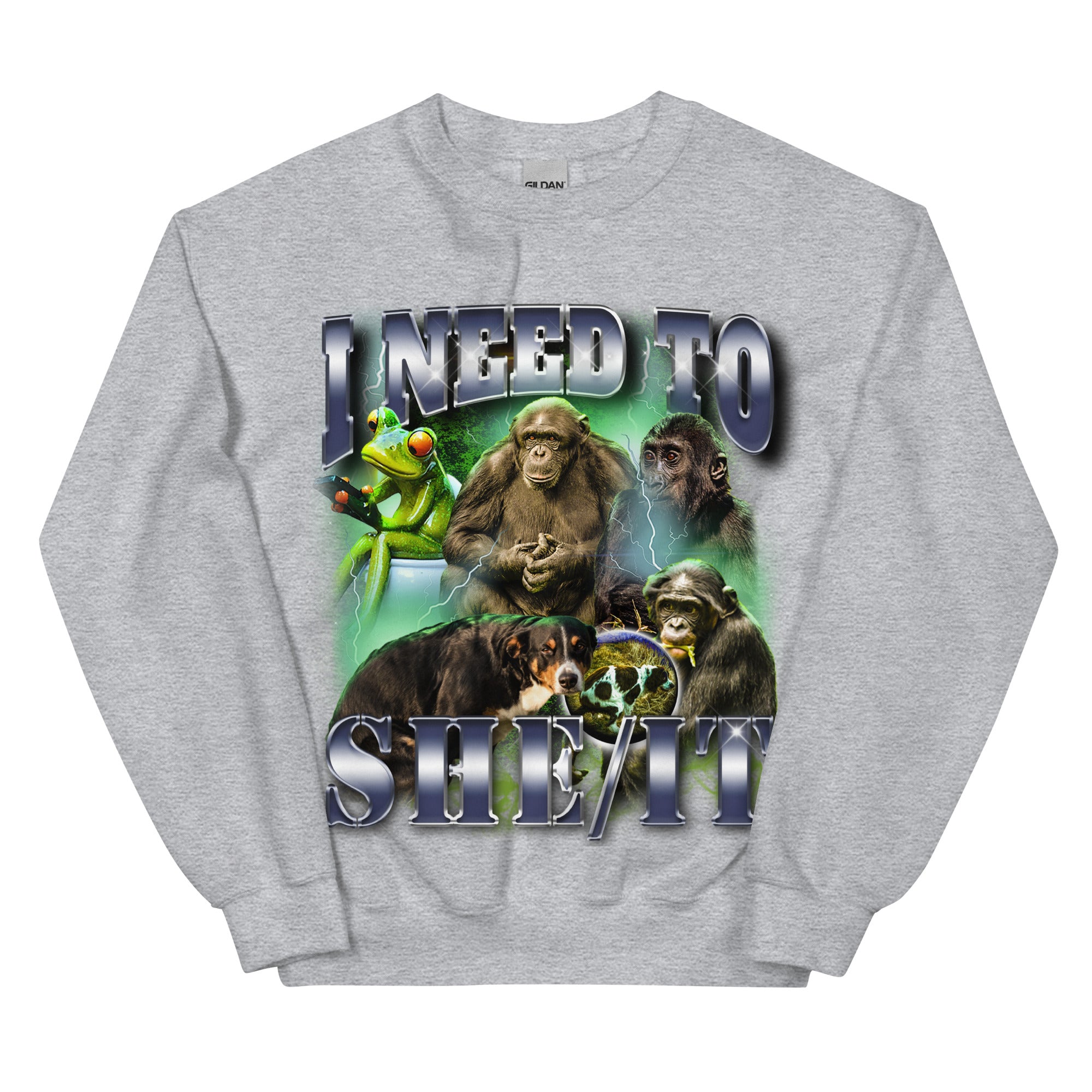 I Need To She/It Sweatshirt