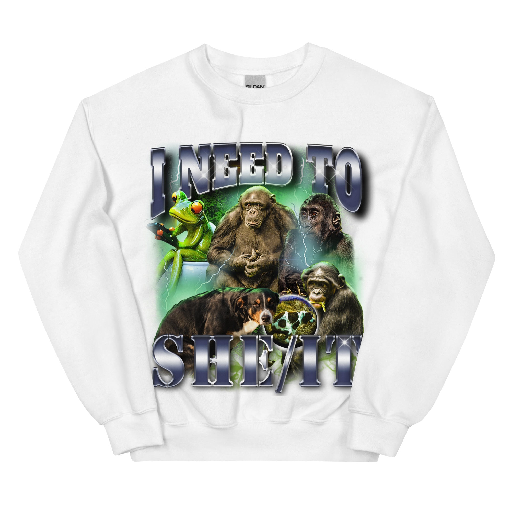 I Need To She/It Sweatshirt