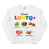 I Love LGBTQ+ Lettuce Guacamole Bacon Tomatoes Quesadilla Sweatshirt