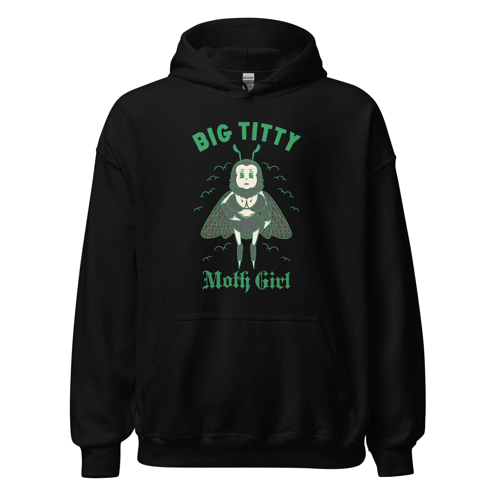 Big Titty Moth Girl Hoodie