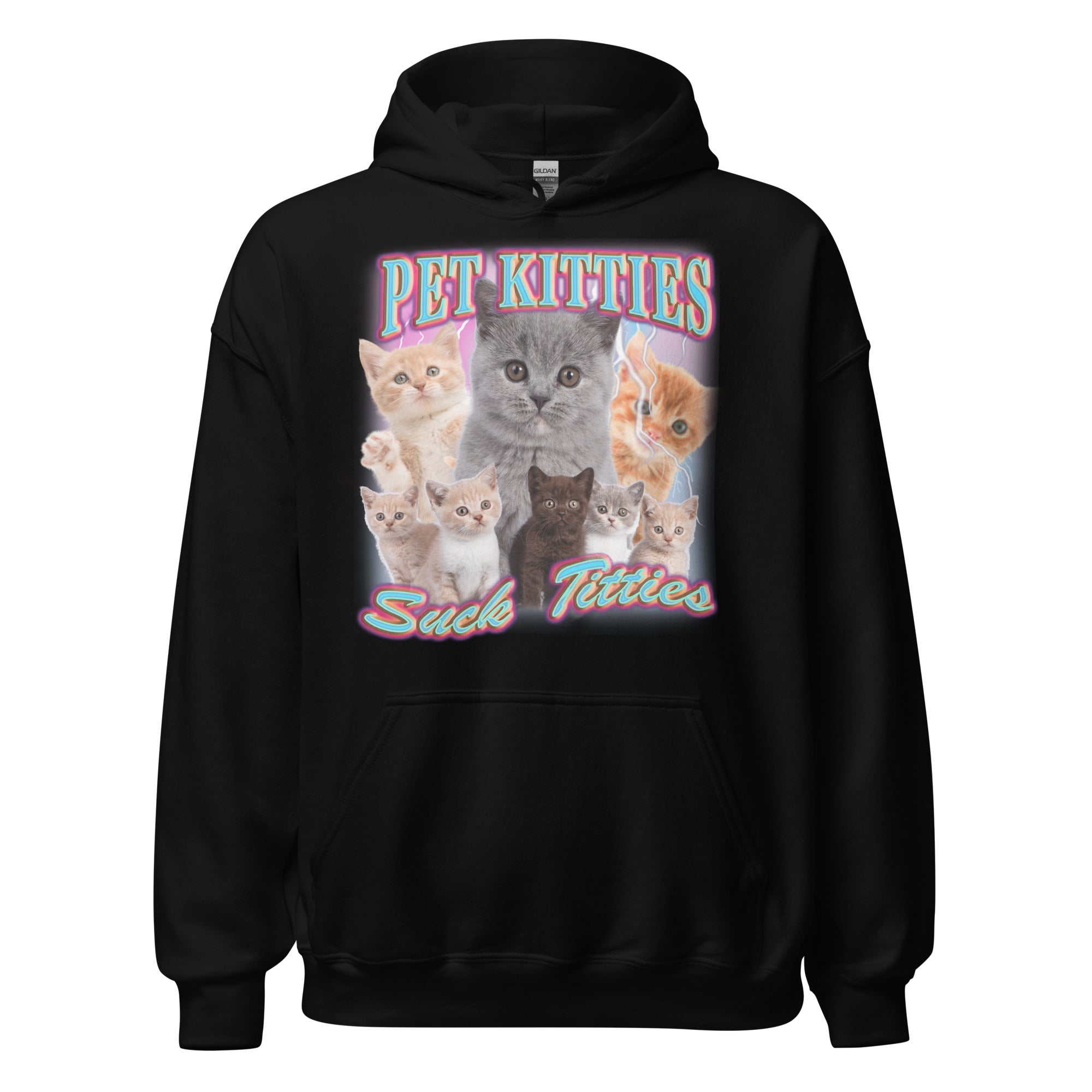 Pet Kitties Suck Titties Hoodie