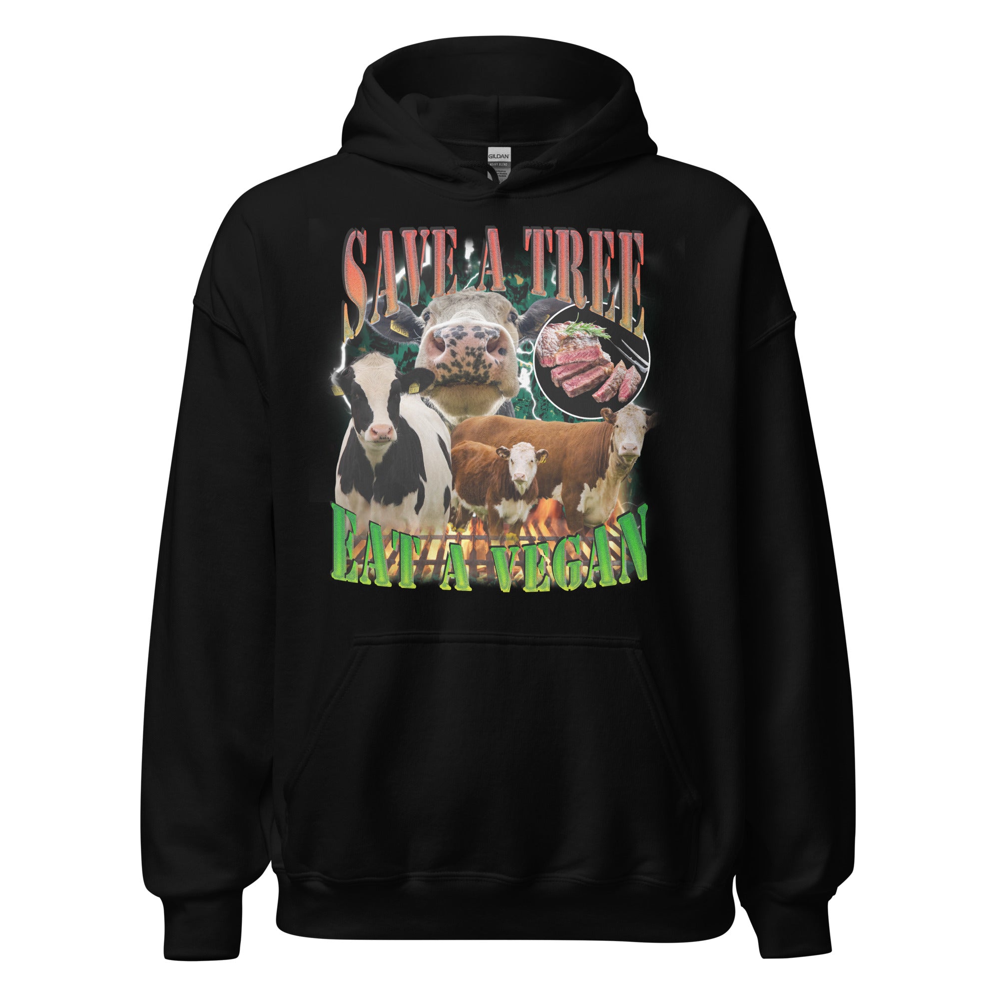 Save a Tree Eat a Vegan Hoodie