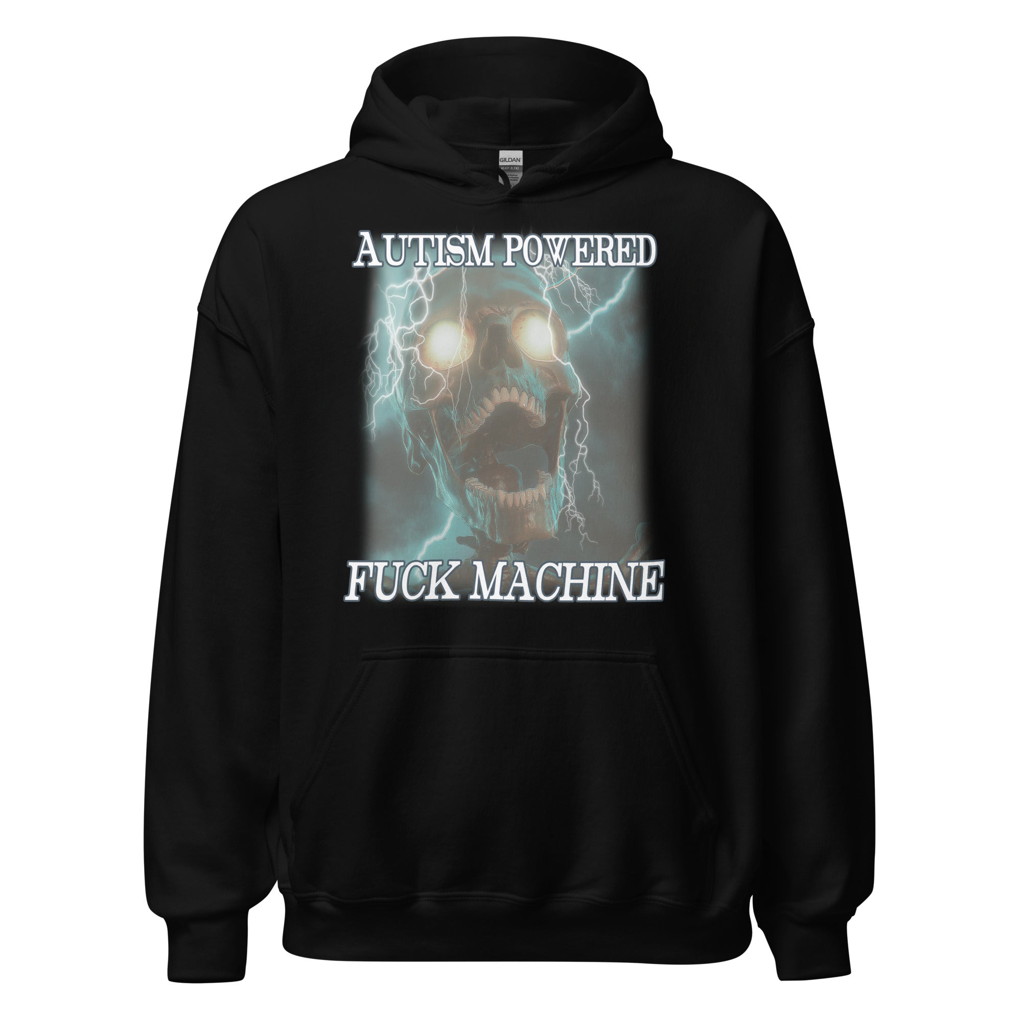 Autism Powered Fuck Machine Hoodie