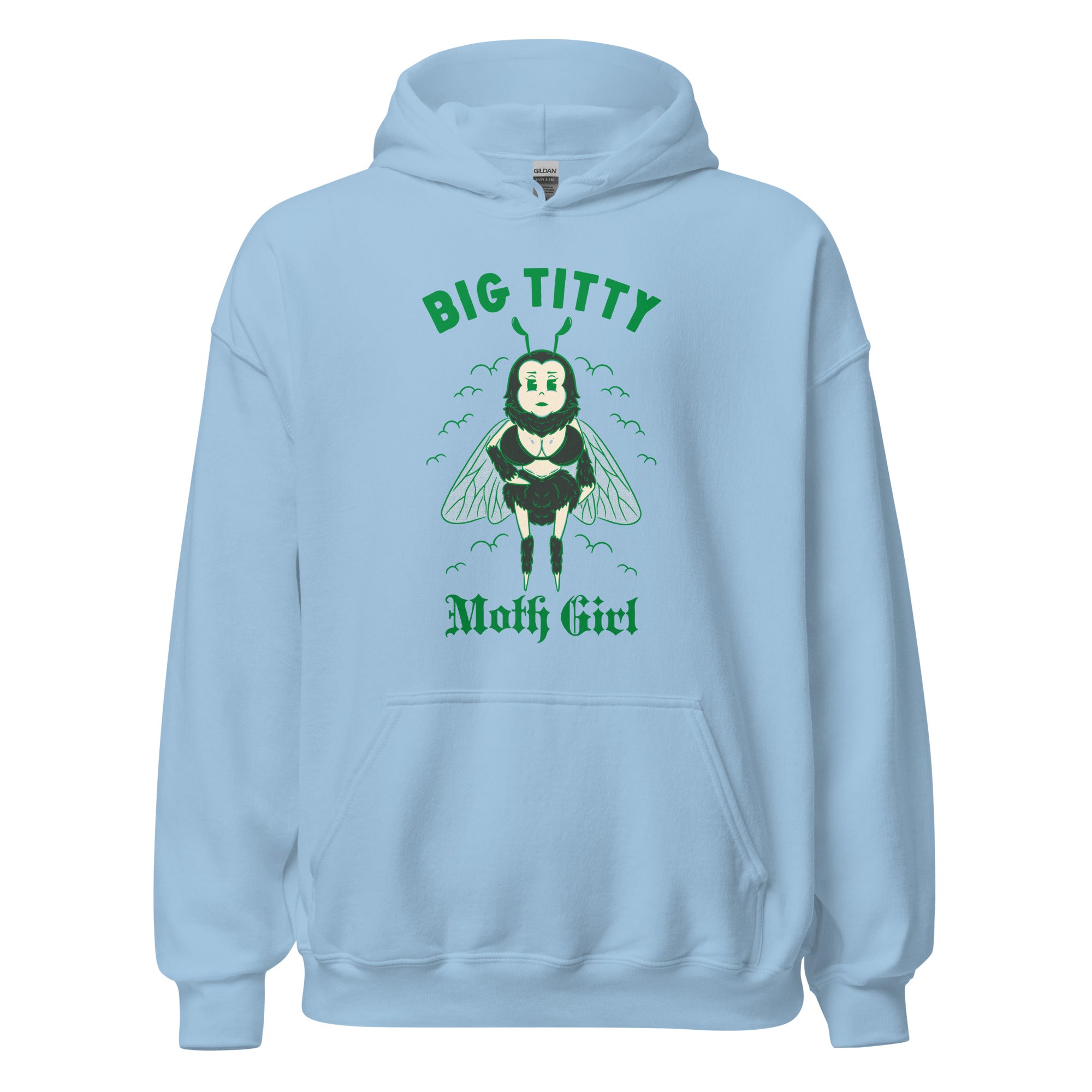 Big Titty Moth Girl Hoodie