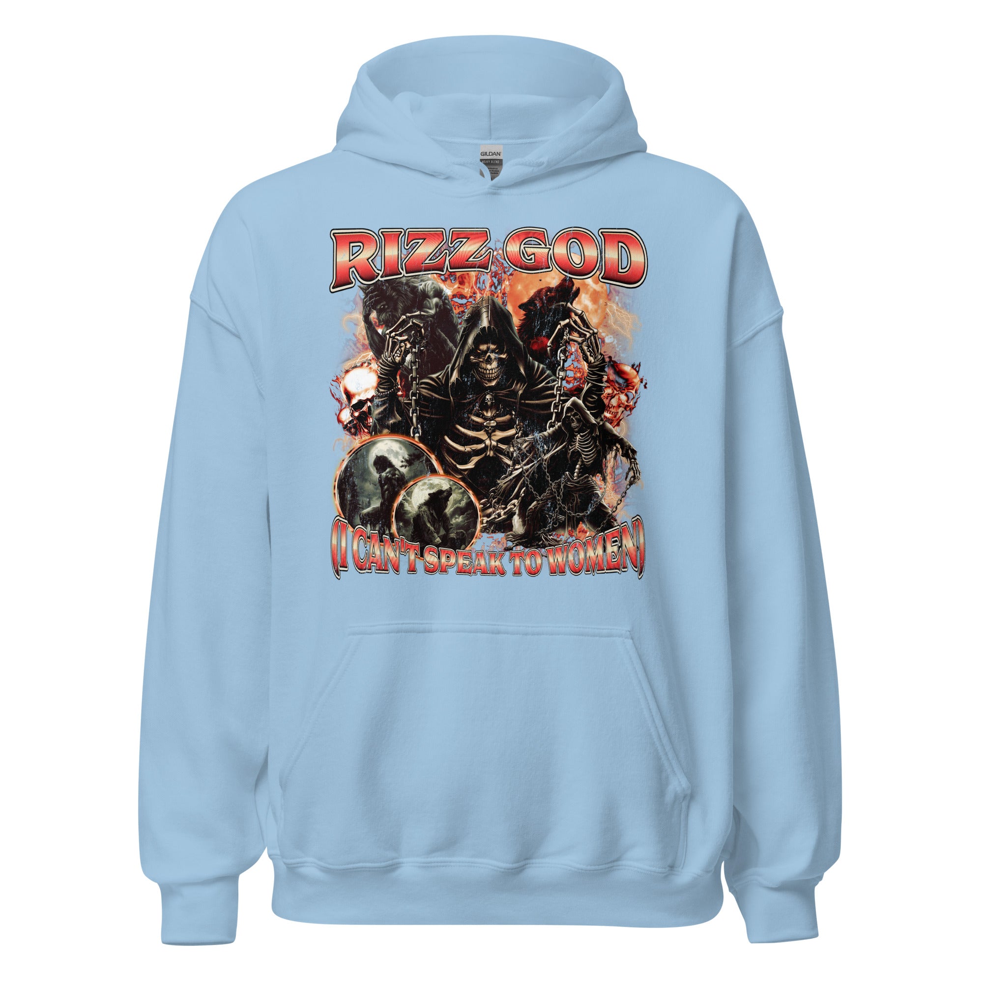 Rizz God (I can't speak to women) Hoodie