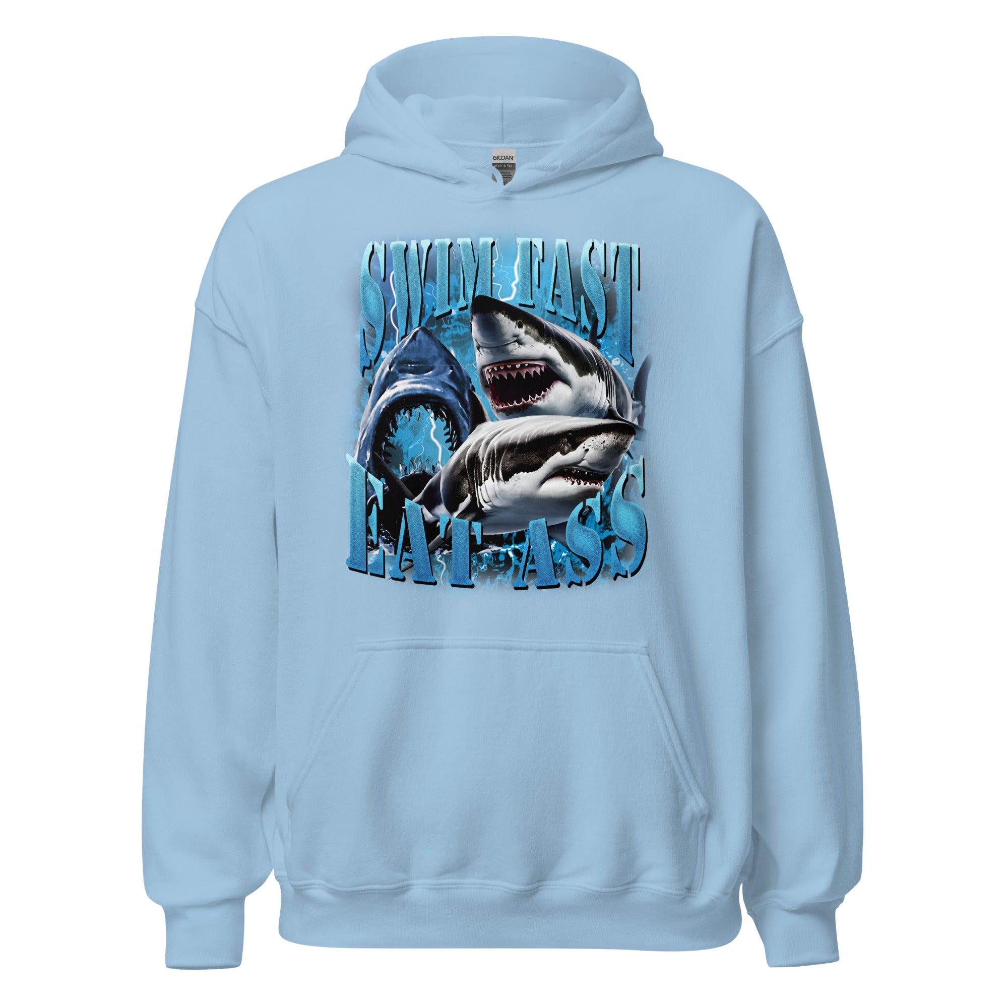 Swim Fast Eat Ass Hoodie