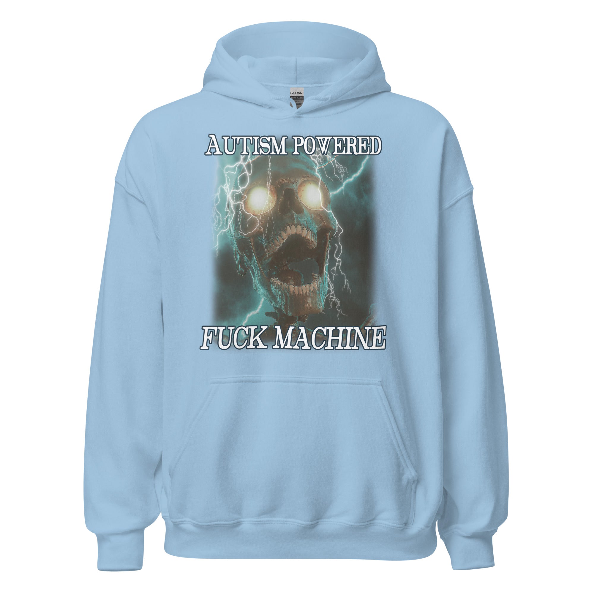 Autism Powered Fuck Machine Hoodie