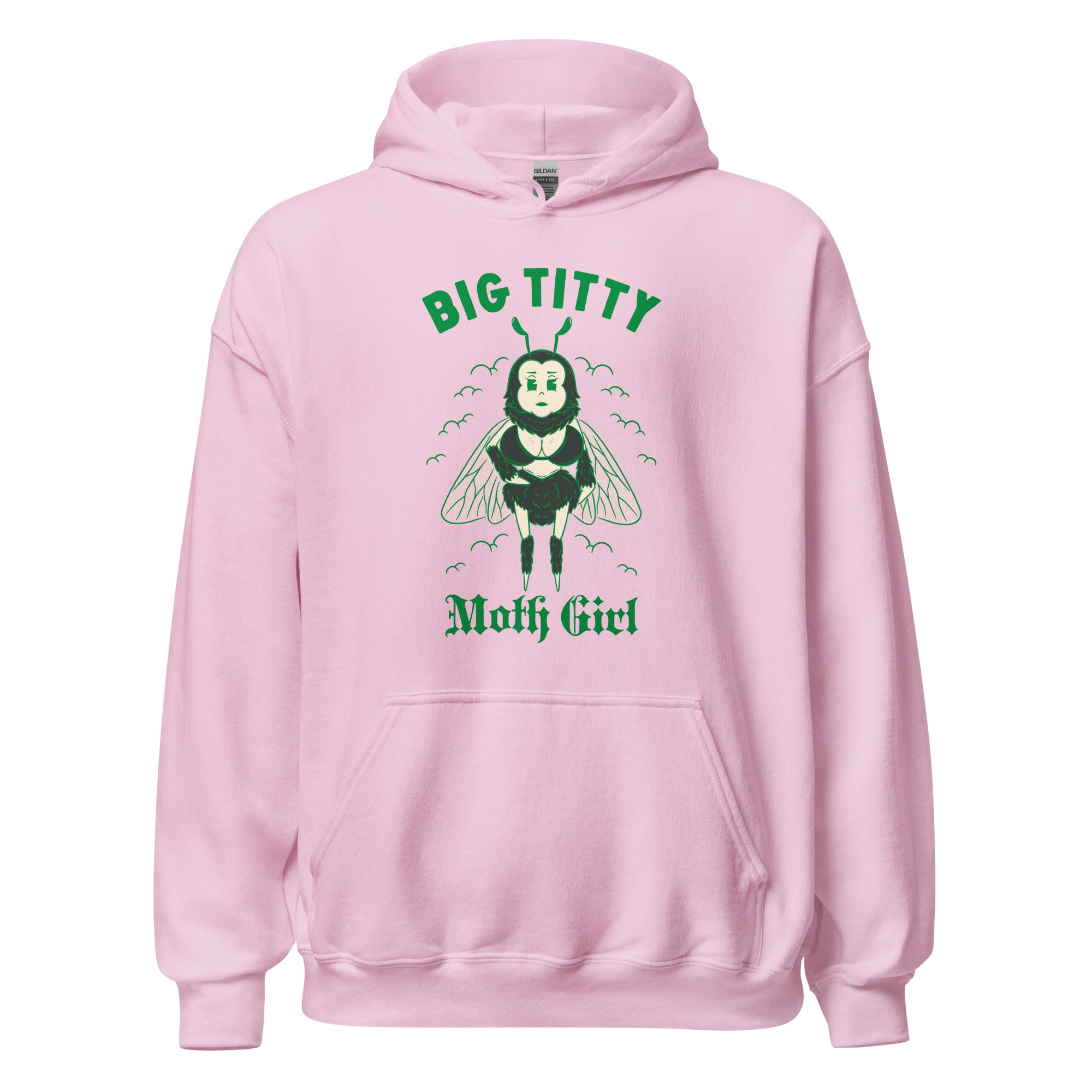 Big Titty Moth Girl Hoodie