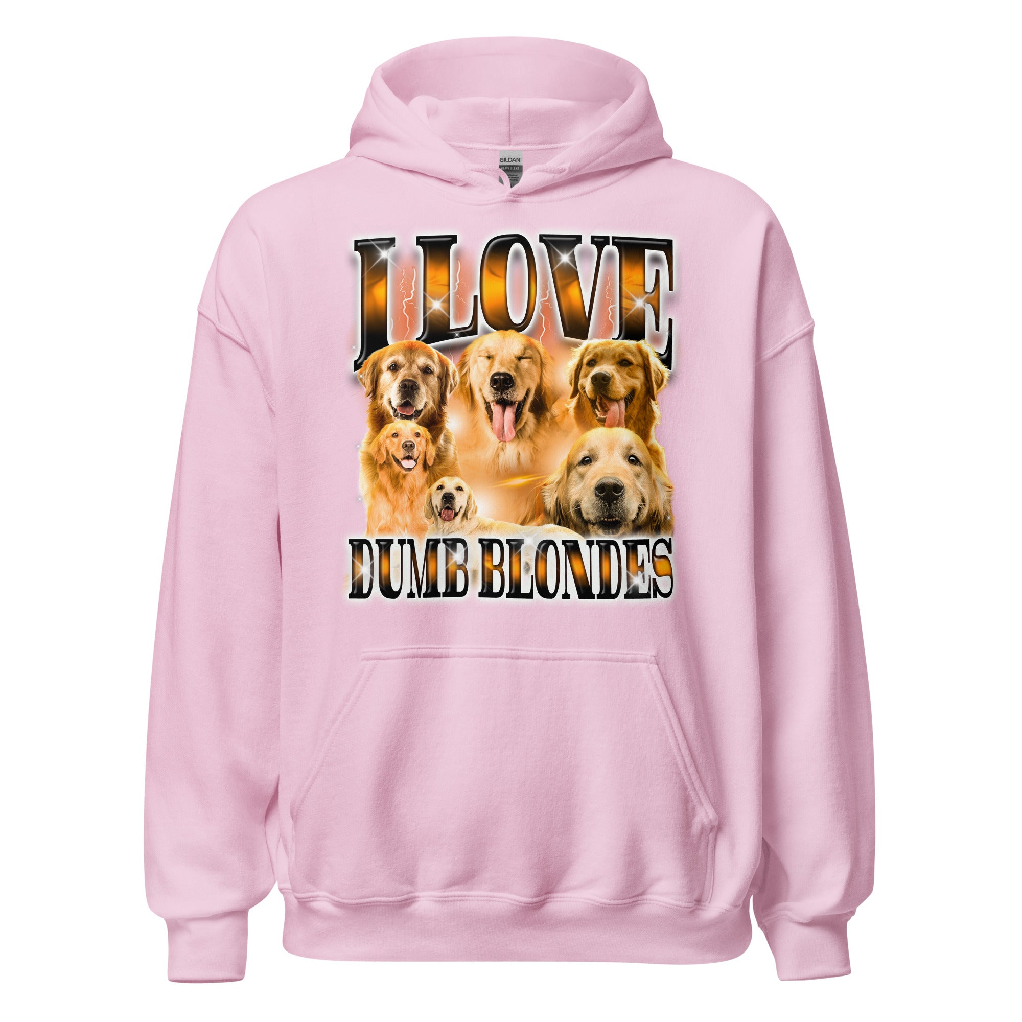 I Love Dumb Blondes Hoodie