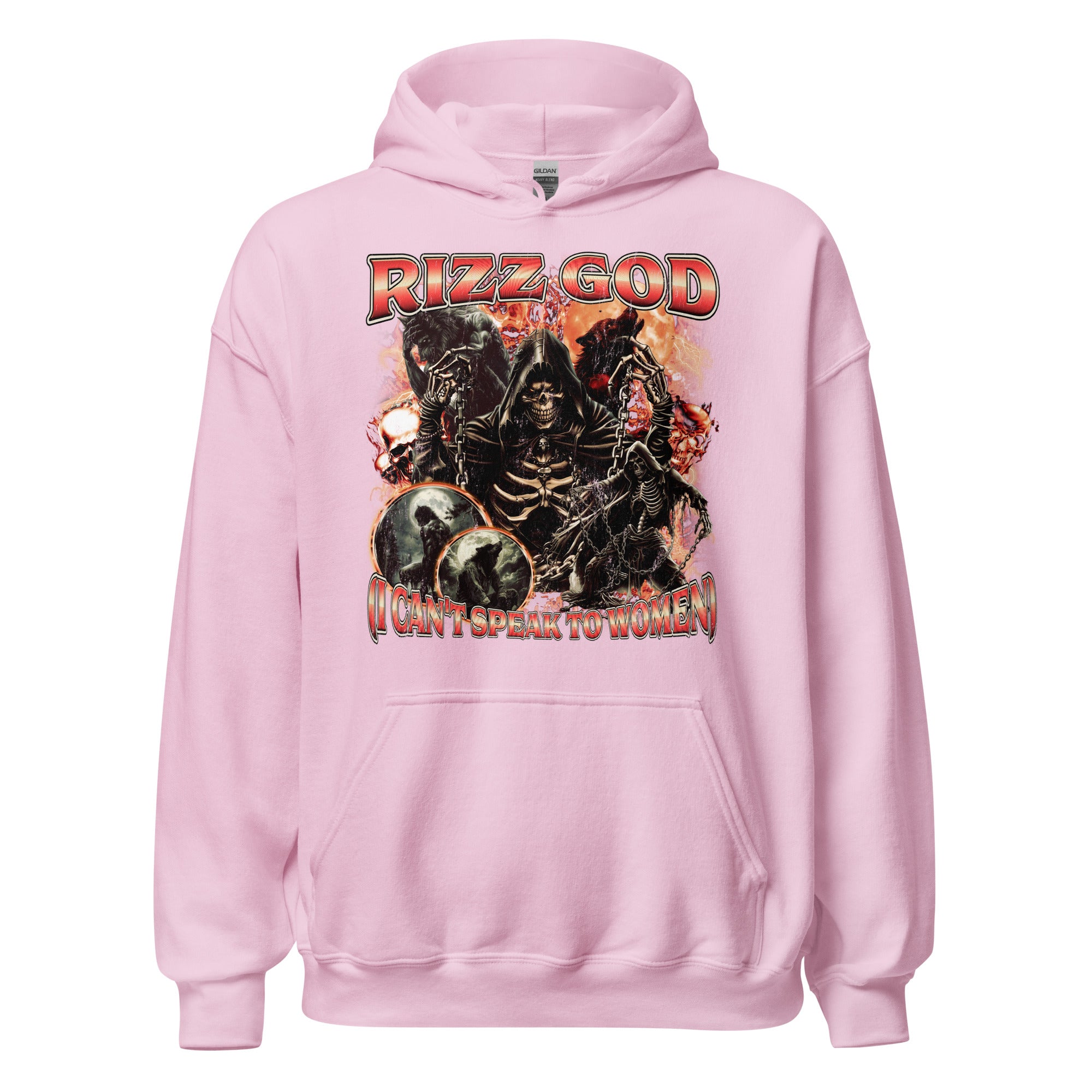 Rizz God (I can't speak to women) Hoodie