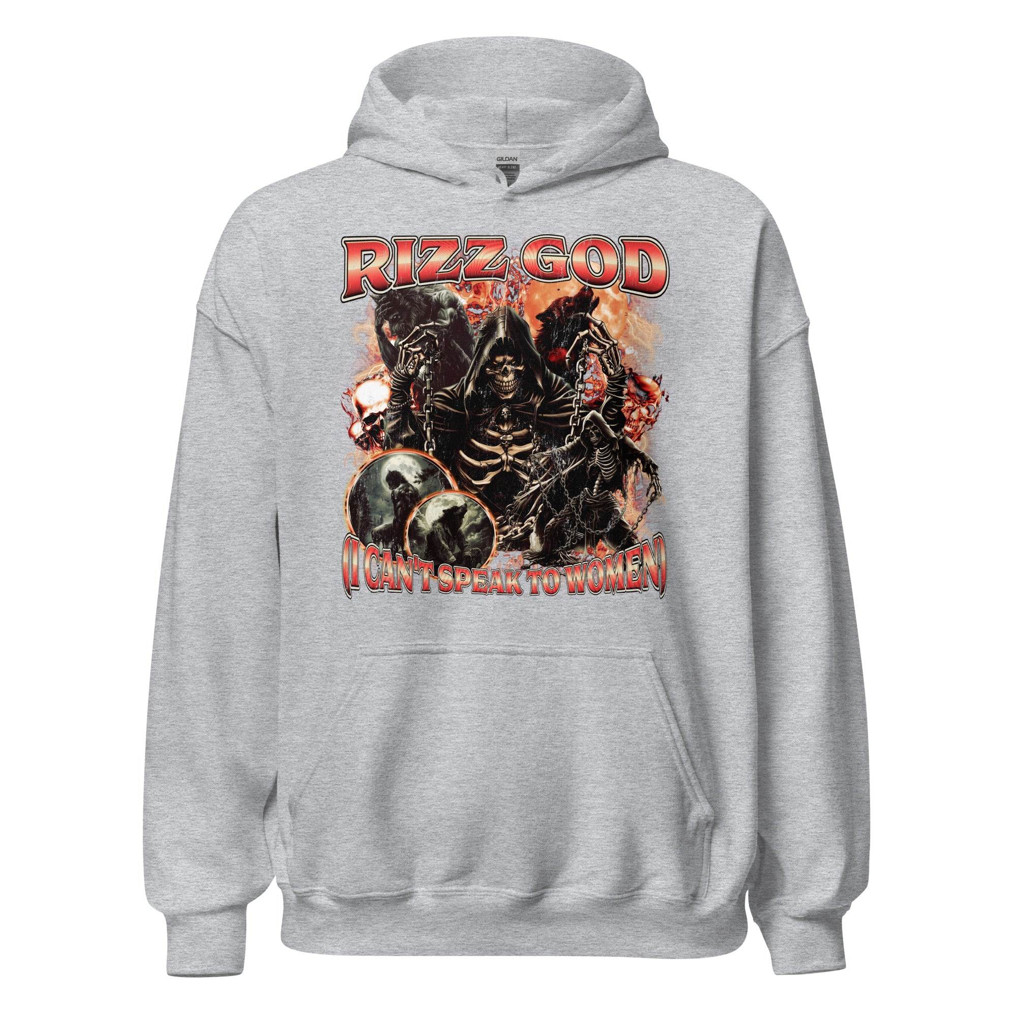 Rizz God (I can't speak to women) Hoodie