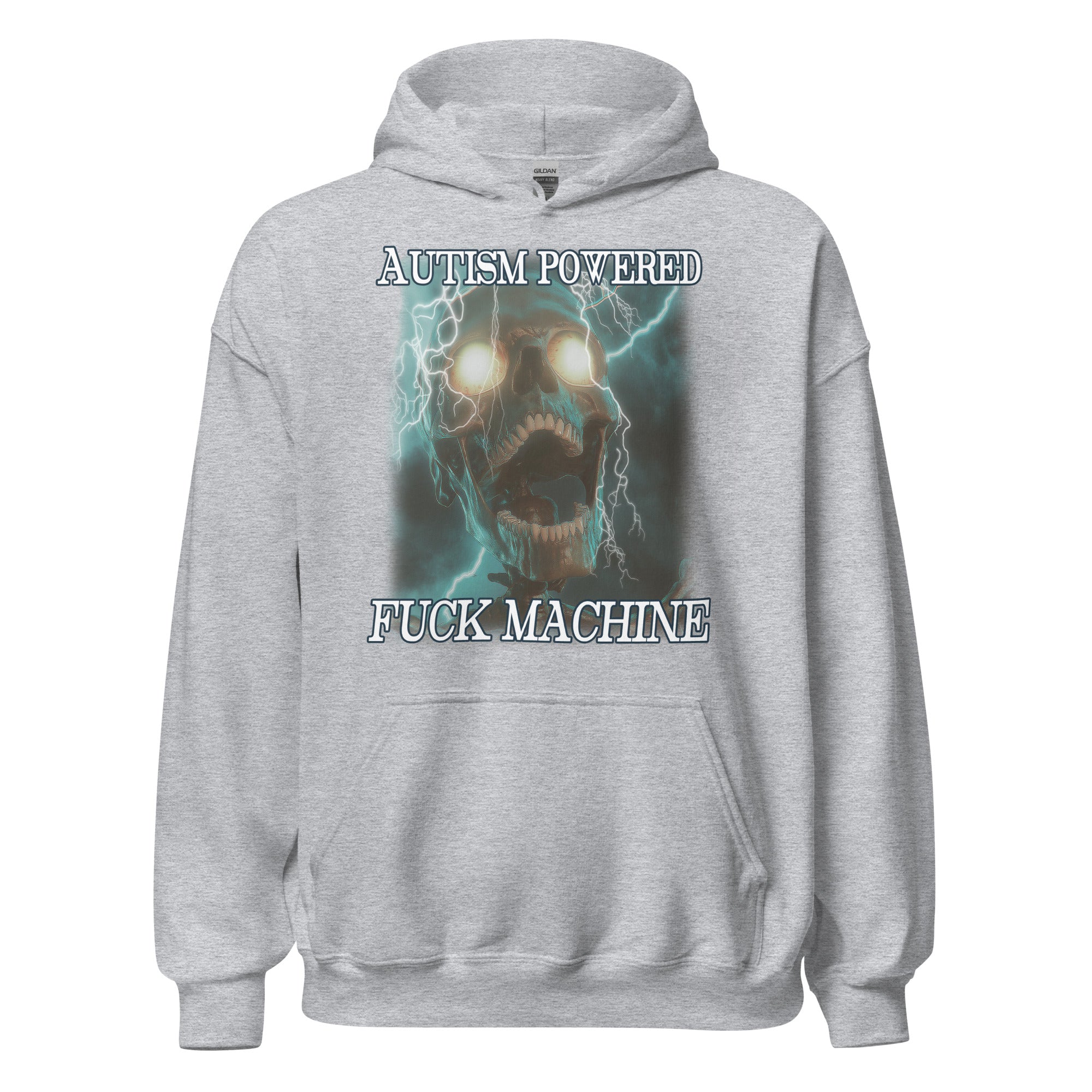 Autism Powered Fuck Machine Hoodie