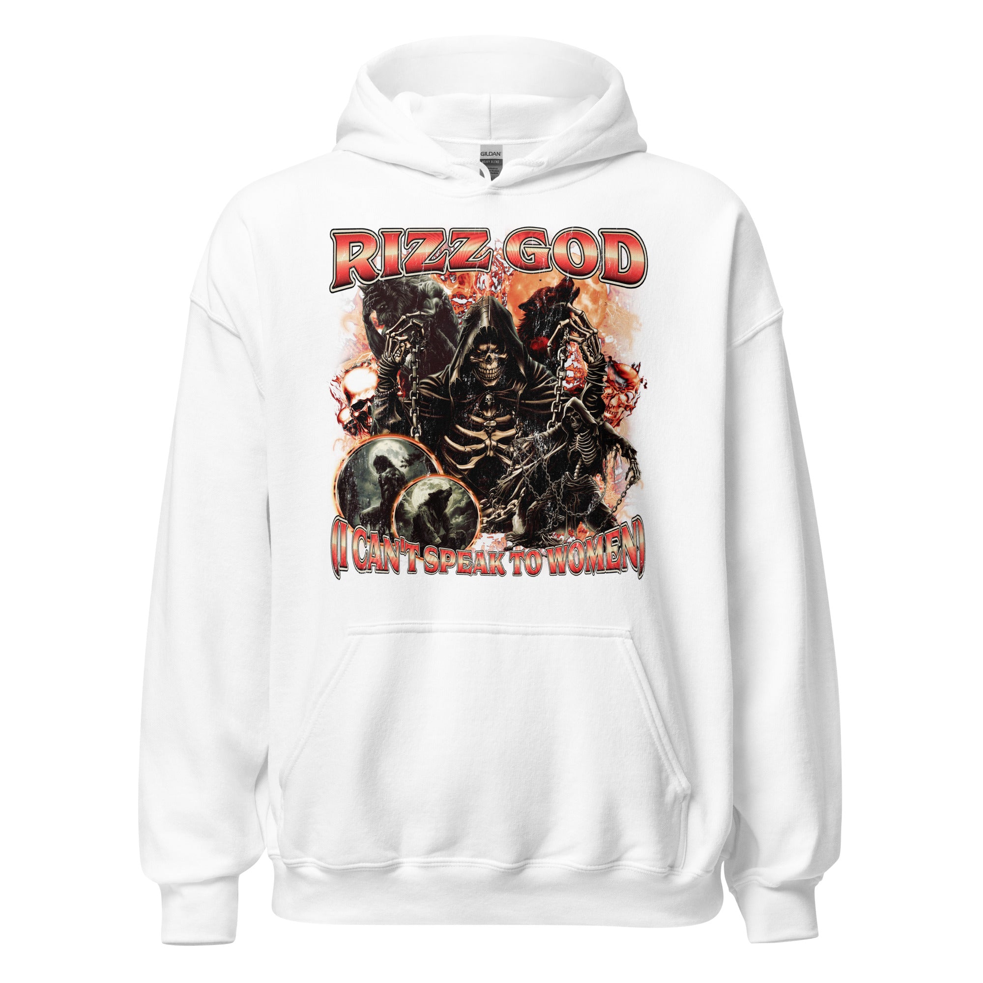 Rizz God (I can't speak to women) Hoodie