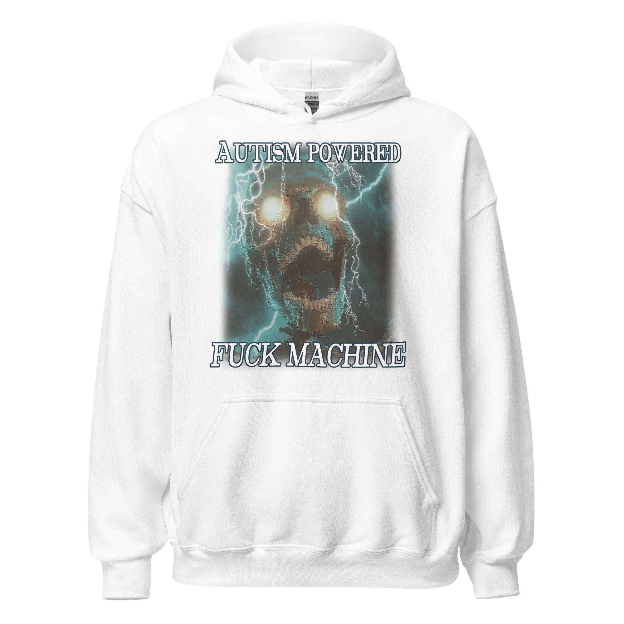 Autism Powered Fuck Machine Hoodie