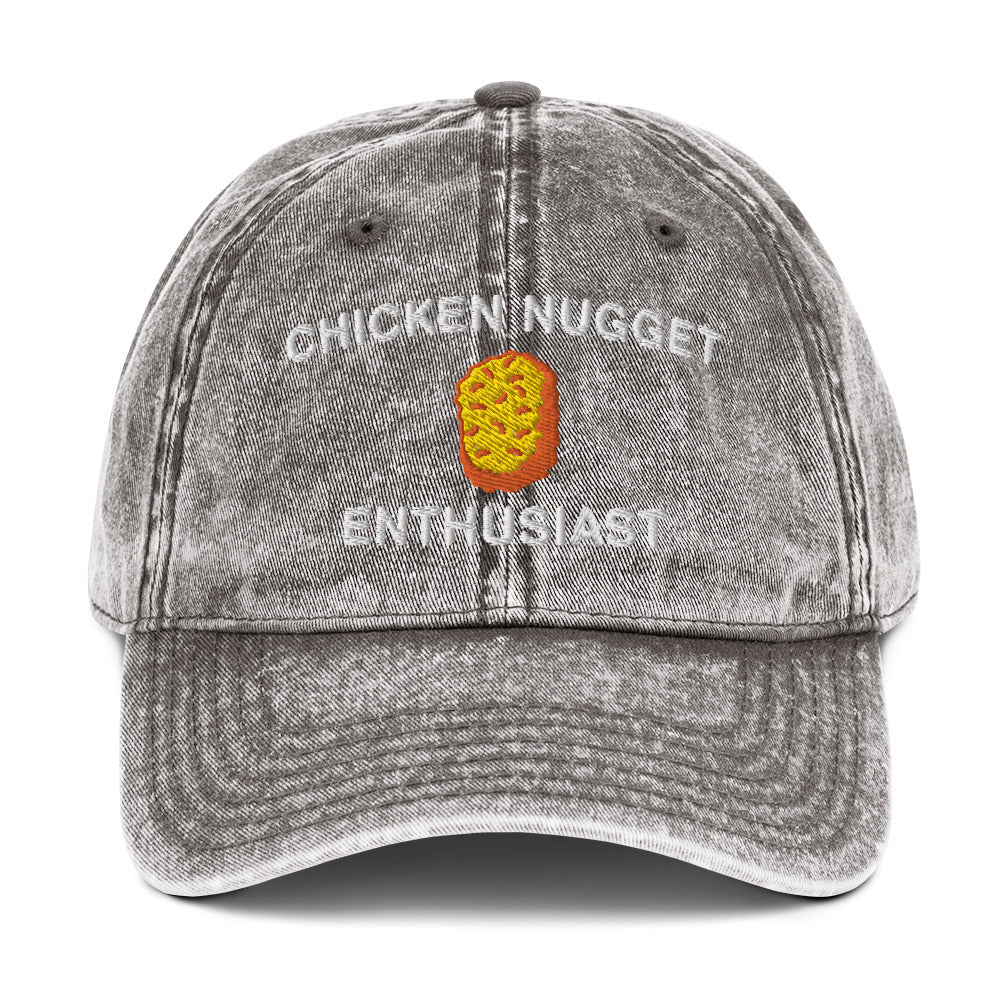 Chicken Nugget Enthusiast Vintage Cotton Twill Cap