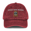 Jesus Has Rizzen Vintage Cotton Twill Cap