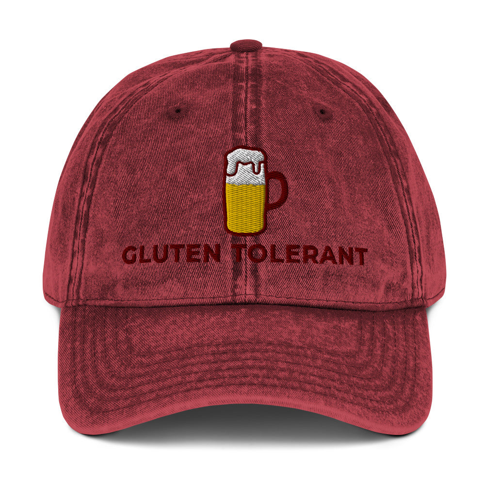 Gluten Tolerant Vintage Cotton Twill Cap