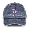 Live Laugh Lobotomy Vintage Cotton Twill Cap