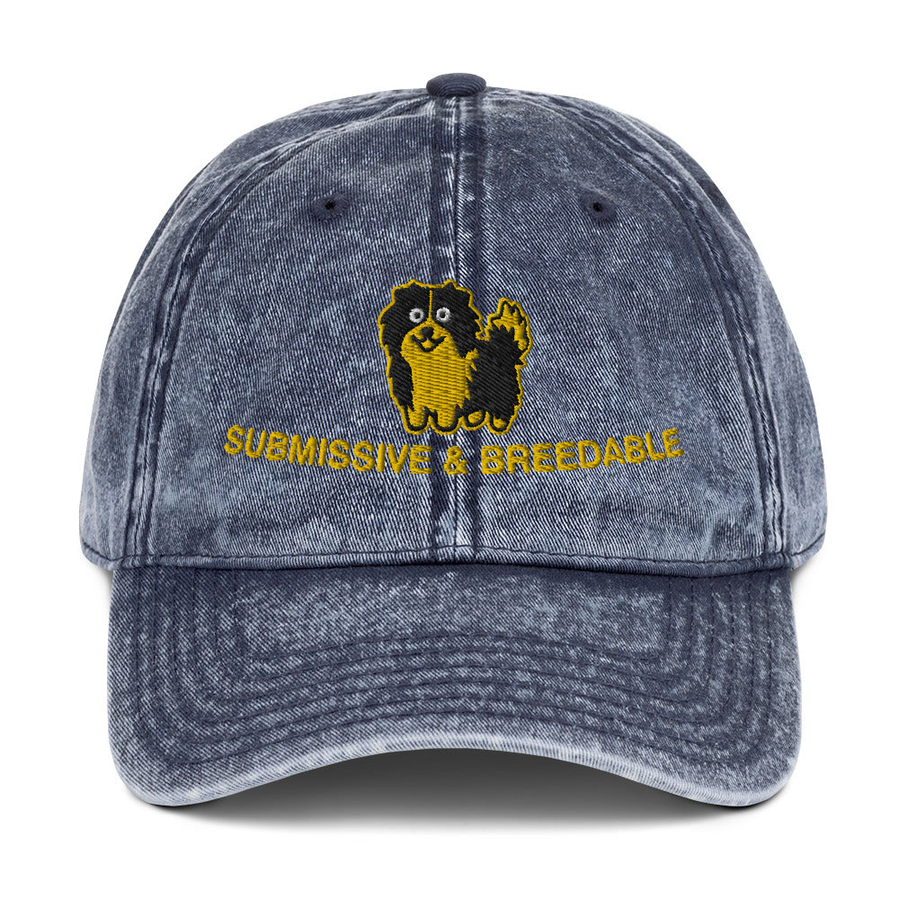 Submissive & Breedable Vintage Cotton Twill Cap