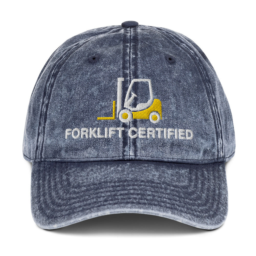 Forklift Certified Vintage Cotton Twill Cap