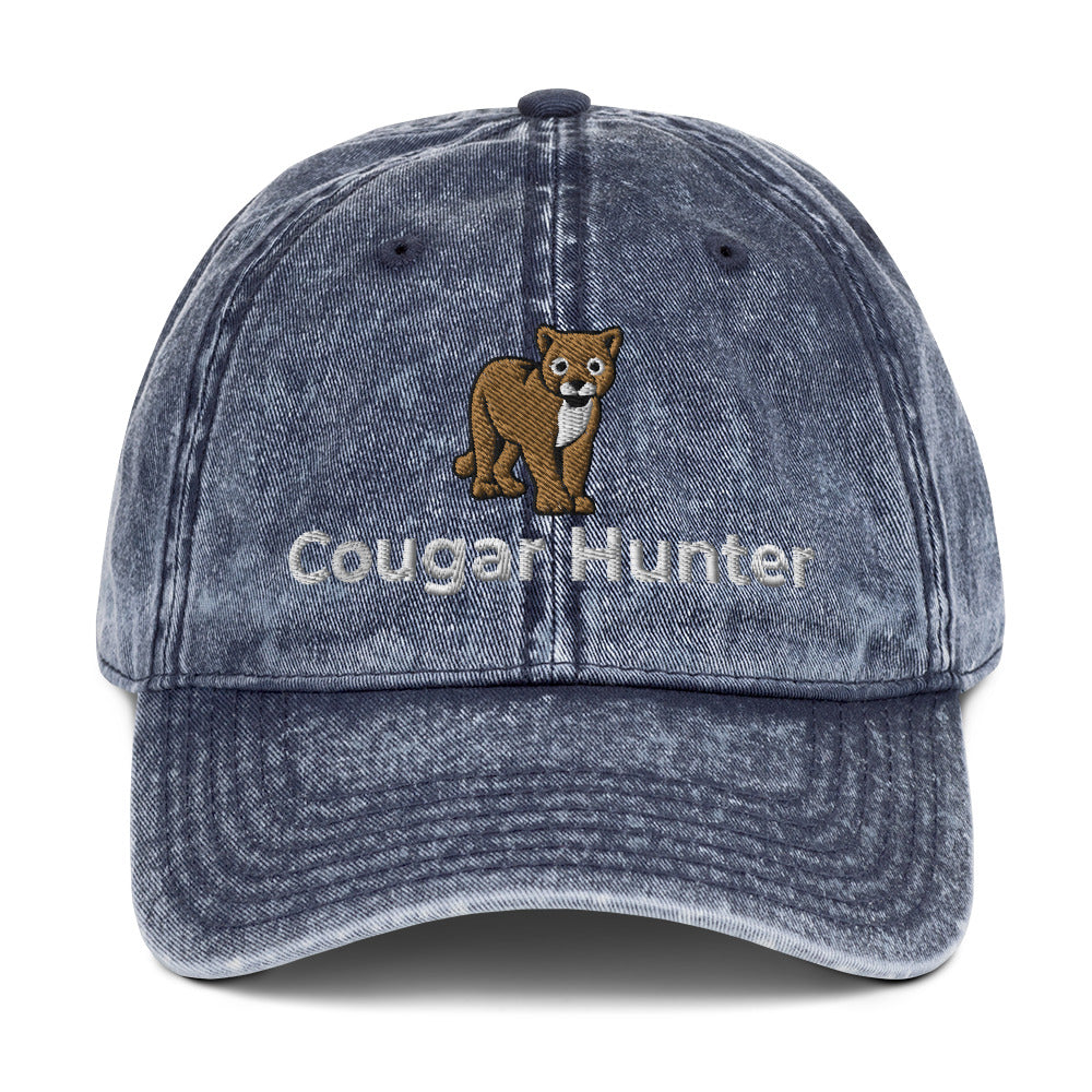 Cougar Hunter Vintage Cotton Twill Cap