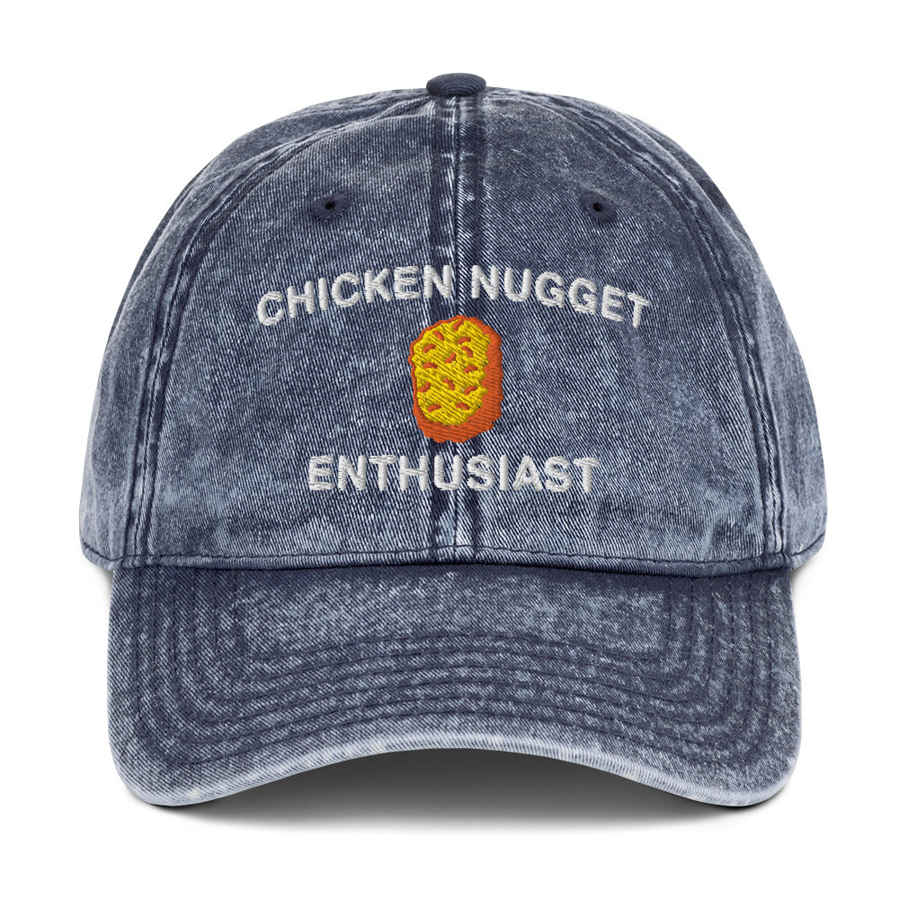 Chicken Nugget Enthusiast Vintage Cotton Twill Cap