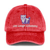 Live Laugh Lobotomy Vintage Cotton Twill Cap