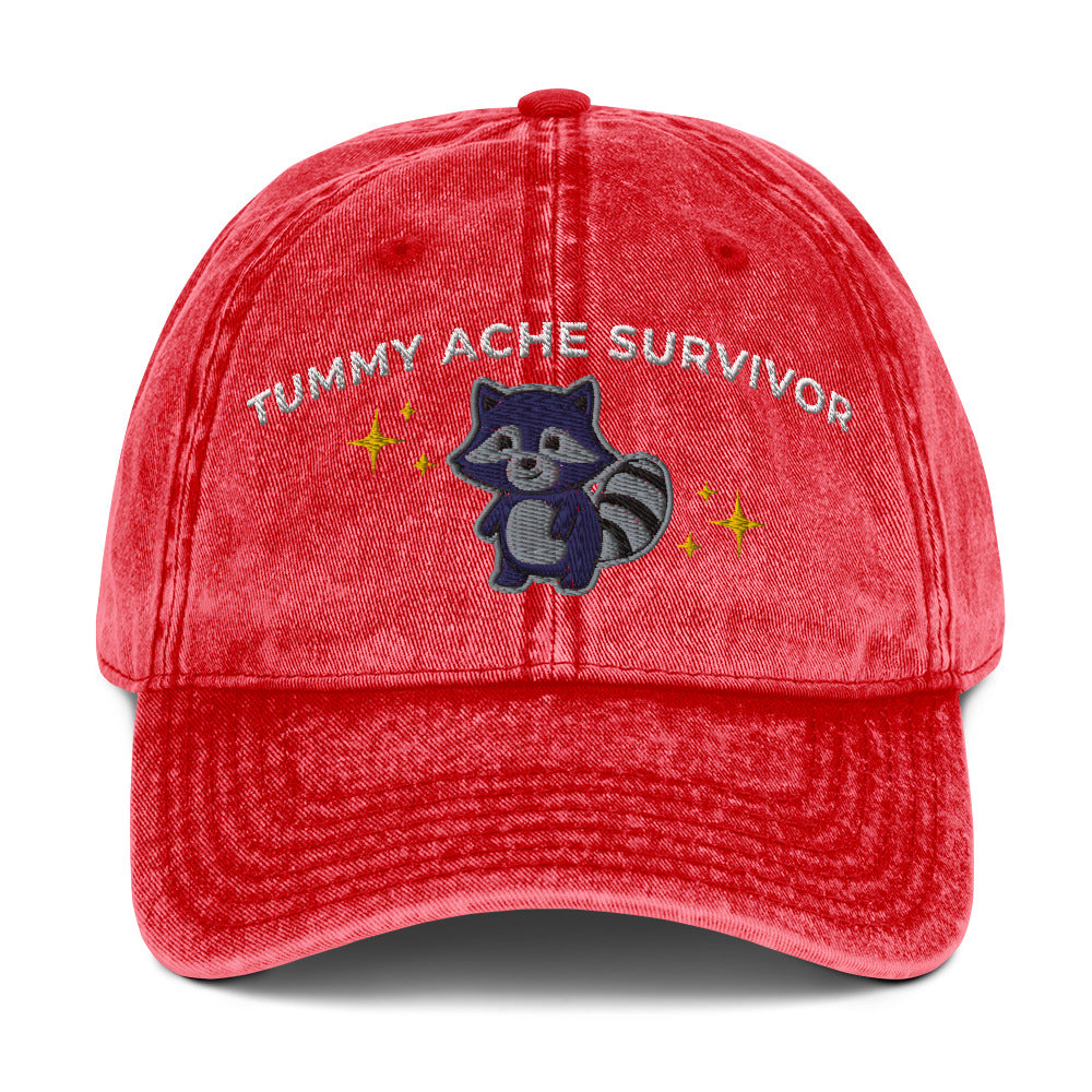 Tummy Ache Survivor Vintage Cotton Twill Cap