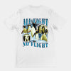 All Fight No Flight t-shirt (backprint)