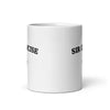 Sir Cumcise White glossy mug