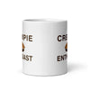 Creampie Enthusiast White glossy mug