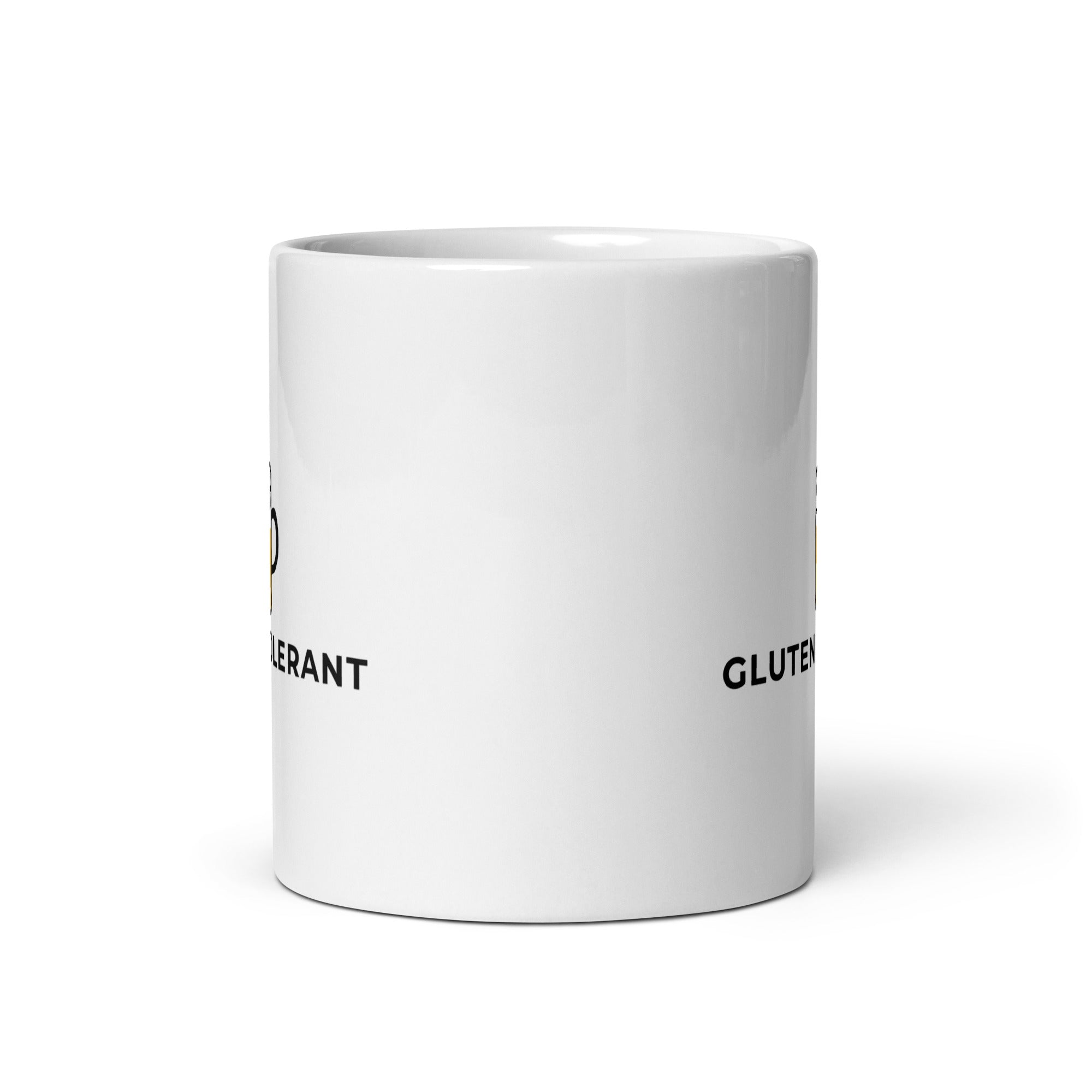 Gluten Tolerant White glossy mug