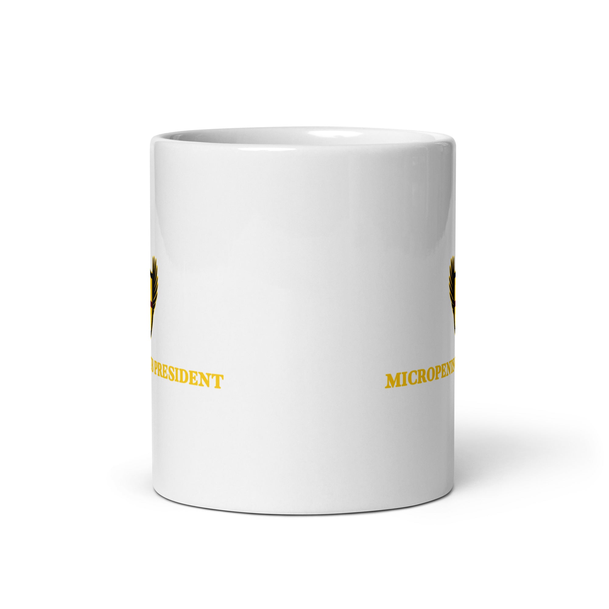 Micropenis Club President White glossy mug