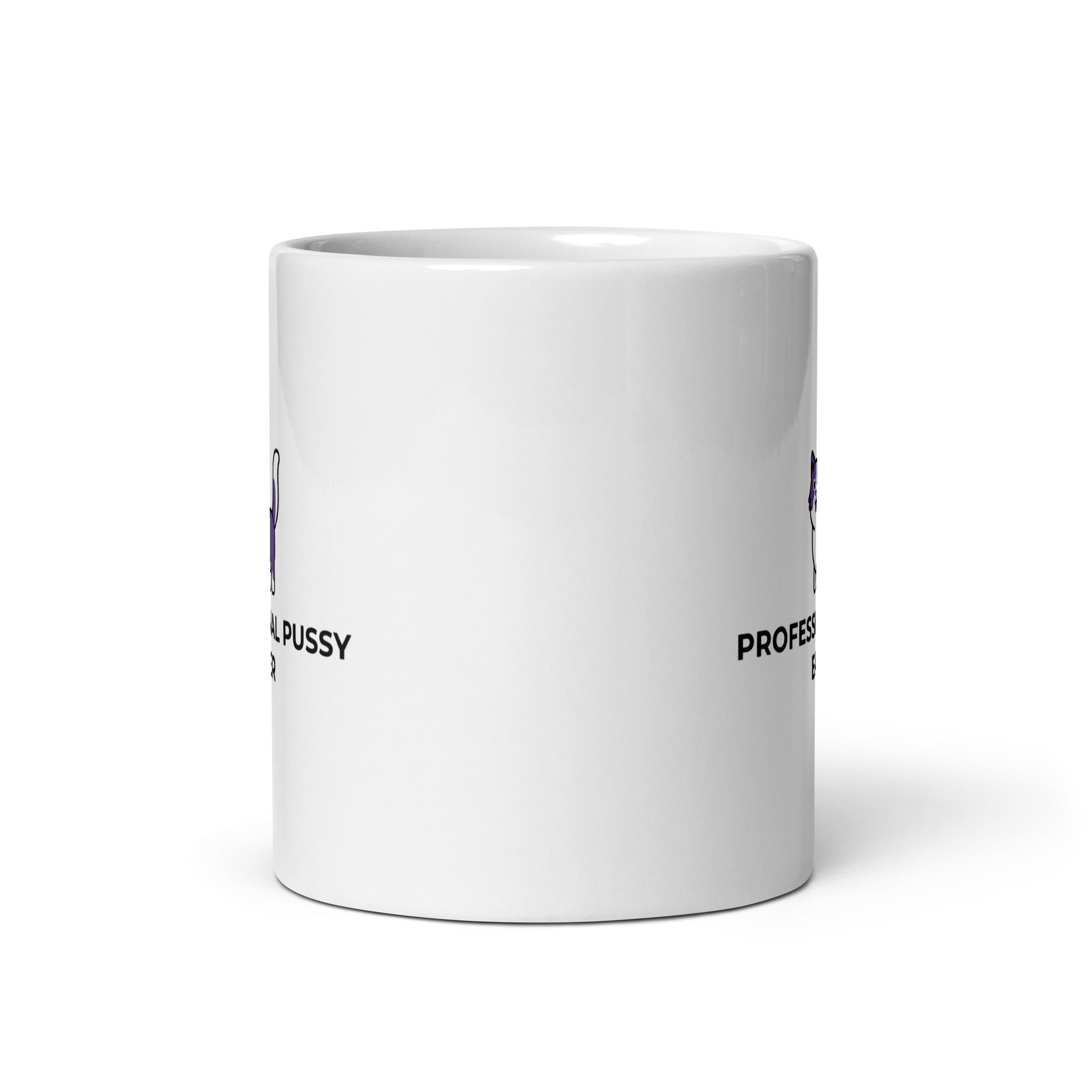 Professional Pussy Eater White glossy mug