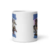 Professional Meat Rider White glossy mug