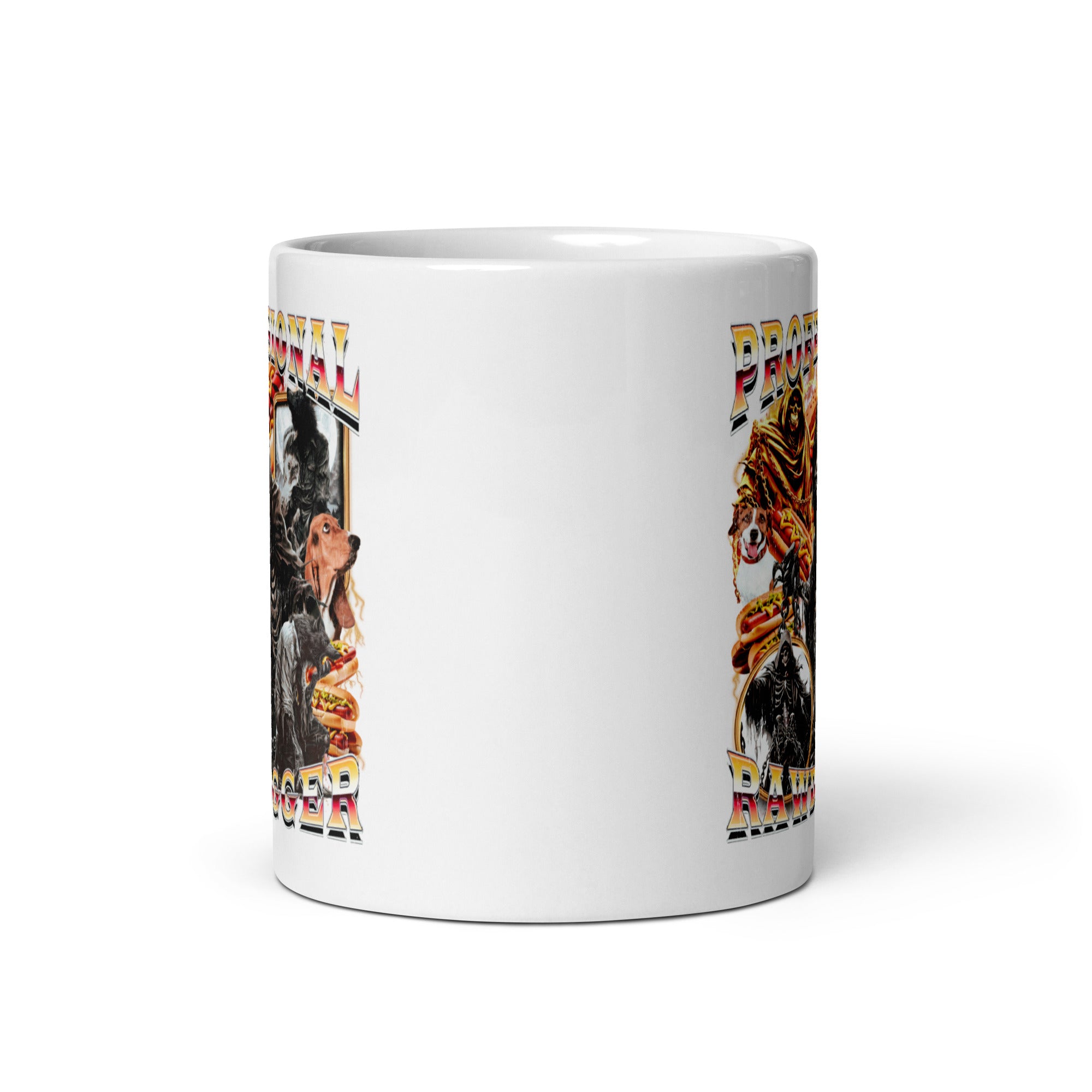 Professional Rawdogger White glossy mug