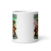 Country Toads Take me Home White glossy mug