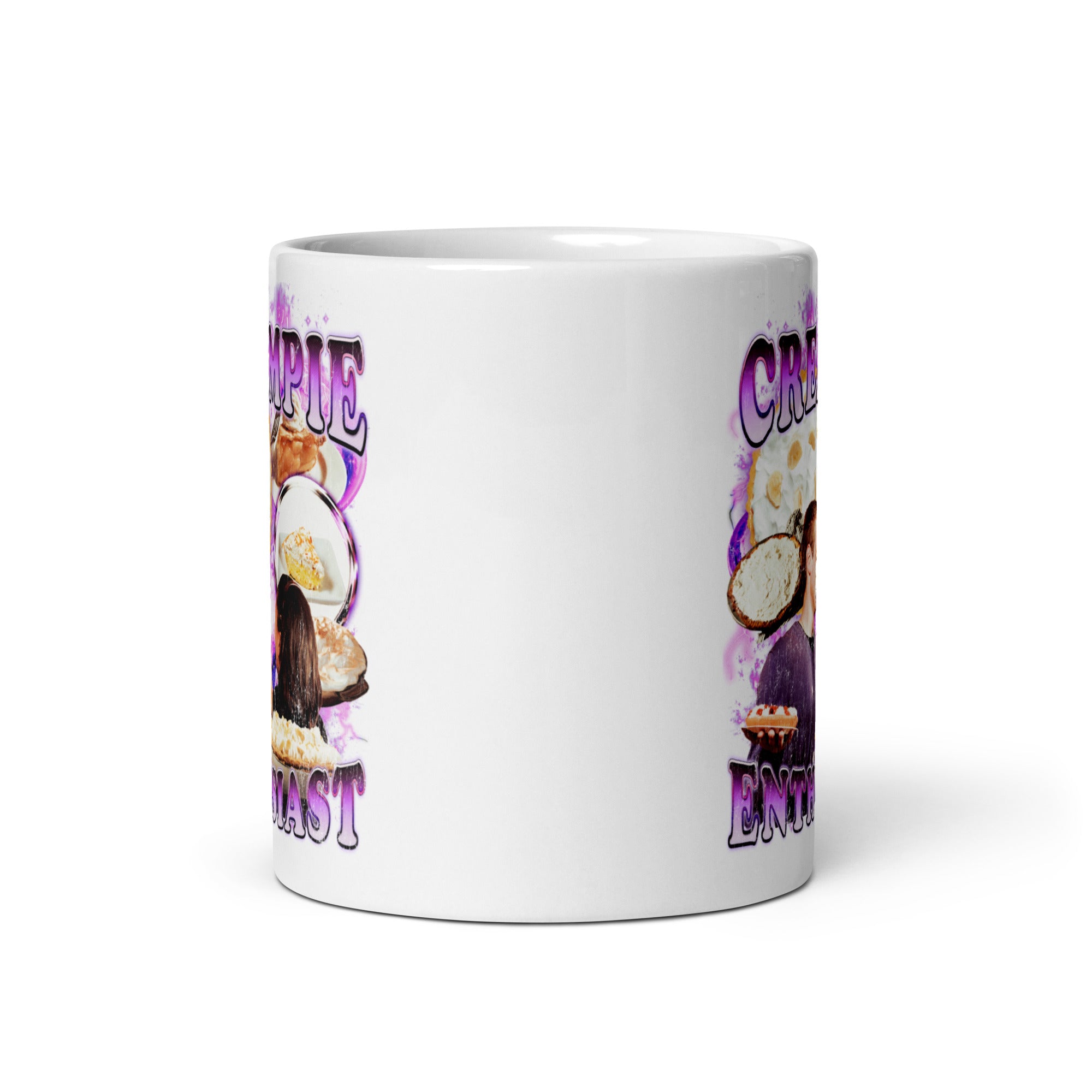 Creampie Enthusiast White glossy mug