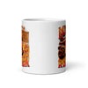 Meat Rubber White glossy mug