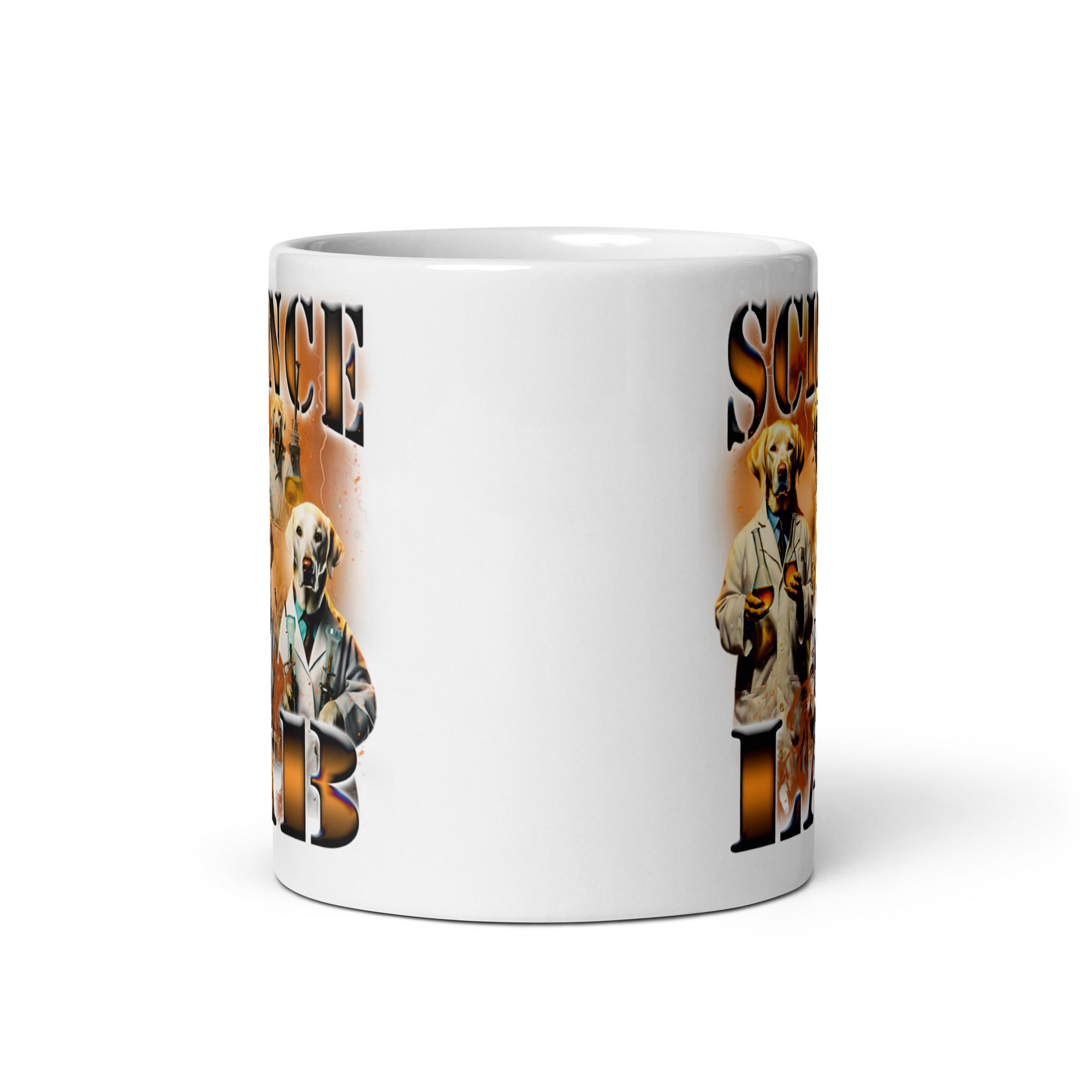 Science Lab White glossy mug