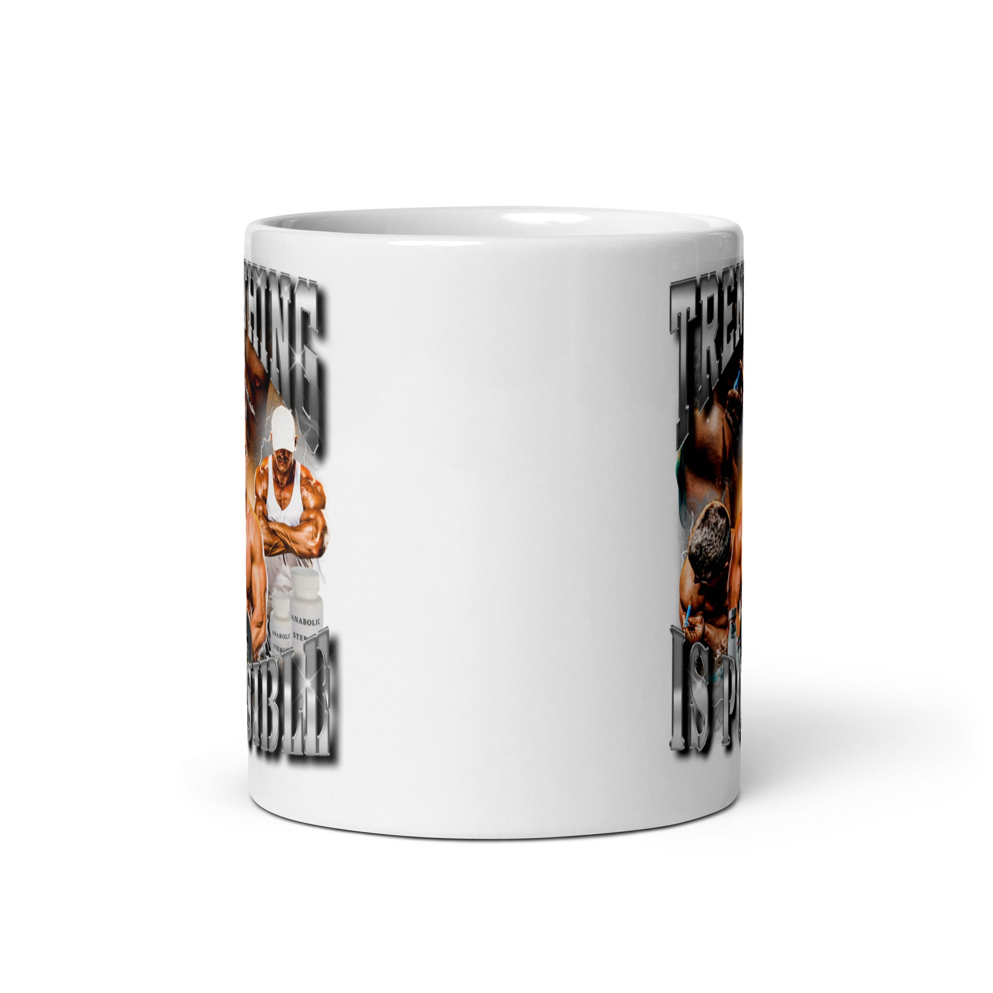 Trenything is Possible White glossy mug